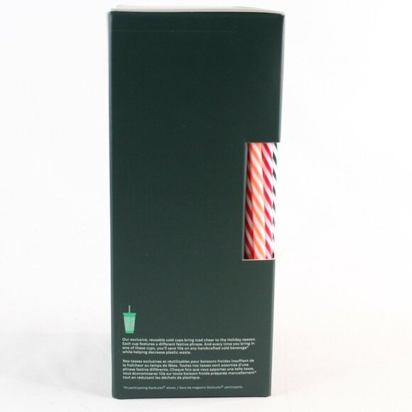 2019 Set of 5 Starbucks Red Green Reusable Cold Cups w/ Lids & Straws 24oz Venti - Picture 4 of 4